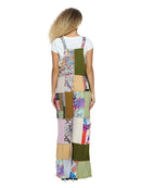 Overall Hippie Floral Patchwork