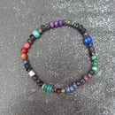 Ruby and Sapphire Cubed Bracelet