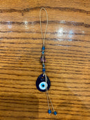 Lucky Eye Keychain with Gem (Long)