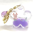 Flower Animal Floaty Key Charm