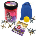Jumbo Jacks Toy Jar with Sunbeam Colored Canvas Bag