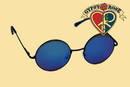 John Lennon Specs Mirror Lens Sunglasses