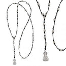 Silver Sitting Buddha Necklace