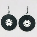 Retro Phonograph Record Earrings