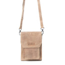 Padrina Trail Leather Bag- Sand