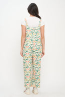 Whimsy Botanical Rainforest Print Overalls