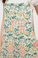 Whimsy Botanical Rainforest Print Overalls