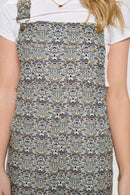 Bee Moth Floral Corduroy Dress