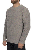 Donegal Crewneck Sweater- Tan