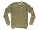 Stonewashed Henley Sweater