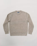 Wool Blend Donegal Sweater- Off White