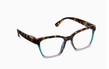 Peepers - Birdie (Blue Light): Peepfetti Tortoise Colorblock / Reading / 2.50