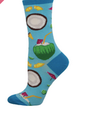 Lime And The Coconut Women's socks - Blue