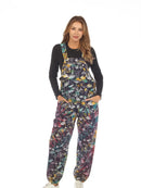 Tie Dye Butterfly Mushroom Overall