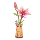 Pink Lily 3D Wood Puzzle
