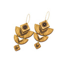 Solar Wood Earrings- Sun Goddess