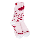 Santa Face Holiday Christmas Cozy Crew Sock