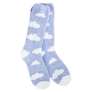 Periwinkle Cloud Cozy Crew Socks