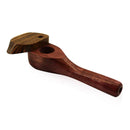 American Made 4" Wooden Hand Pipe with Swivel Lid