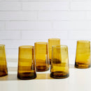 Moroccan Cone Glassware Large - Amber