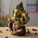 Seated Ganesha Hindu God Statue