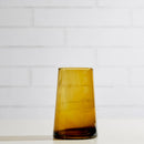 Moroccan Cone Glassware Large - Amber