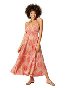 Long Sleeveless Summer Dress -Pink