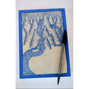 Hardcover Journal Blue River & Mountain