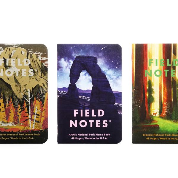 National Parks - Series D Field notes 3-Pack