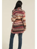 Cozy Knit Cardigan Sweater with Tie Waist