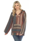 Diamond Trail Unisex Baja Hoodie - Clay