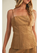 Straight Neck Cami Top