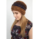 Faux Mohair Striped Slouchy Fleece-Lined Unisex Beanie Hat