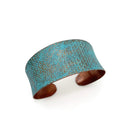 Copper Patina -Teal Sun Flower design