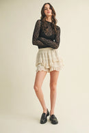 Ruffle Layered Shorts