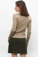 Utility Corduroy Mini Skirt