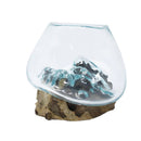 Molten Glass on Wood