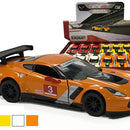 5" 2016 Corvette C7. R Race Car Die Cast Car