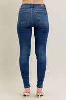 Judy Blue Core Mid-Rise Skinny with Handsanding