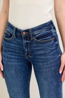 Judy Blue Core Mid-Rise Skinny with Handsanding