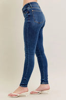 Judy Blue Core Mid-Rise Skinny with Handsanding