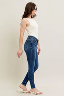 Judy Blue Core Mid-Rise Skinny with Handsanding