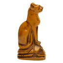 Bastet Cat On Scarab Brown Sm - 3.5"