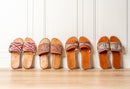 Moroccan Kilim Open-Toe Slides