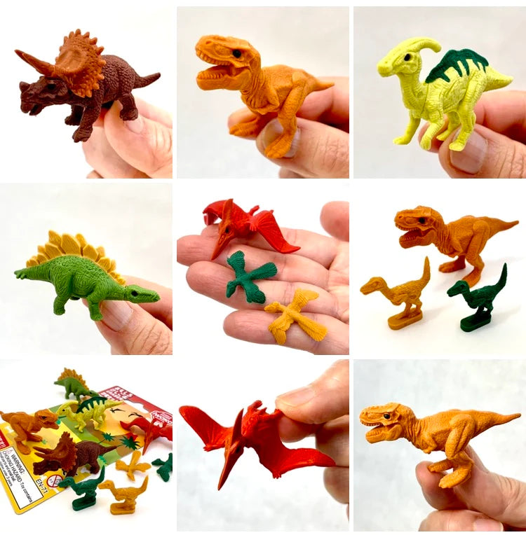 Dinosaur Eraser Pack Sunbeam General Store