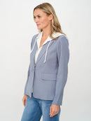 Drew Blazer- Denim Blue