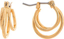 Triple Loopy Hoop Earring