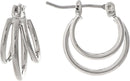 Triple Loopy Hoop Earring