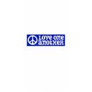 Love One Another Peace Bumper Sticker