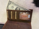 Leather Checkbook Wallet